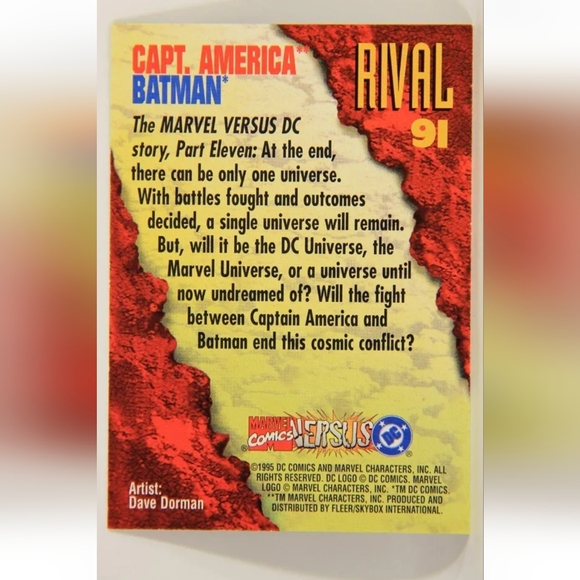 Captain America Trading Card🦸 Marvel Universe 🔥 - Picture 2 of 2